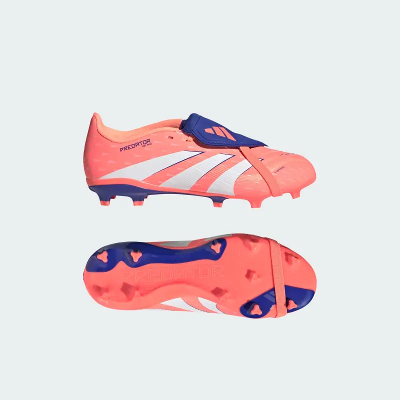 Adidas Predator League Fold-Over Tongue FG/MG Coral Blaze Pack (Kids)-JP9918