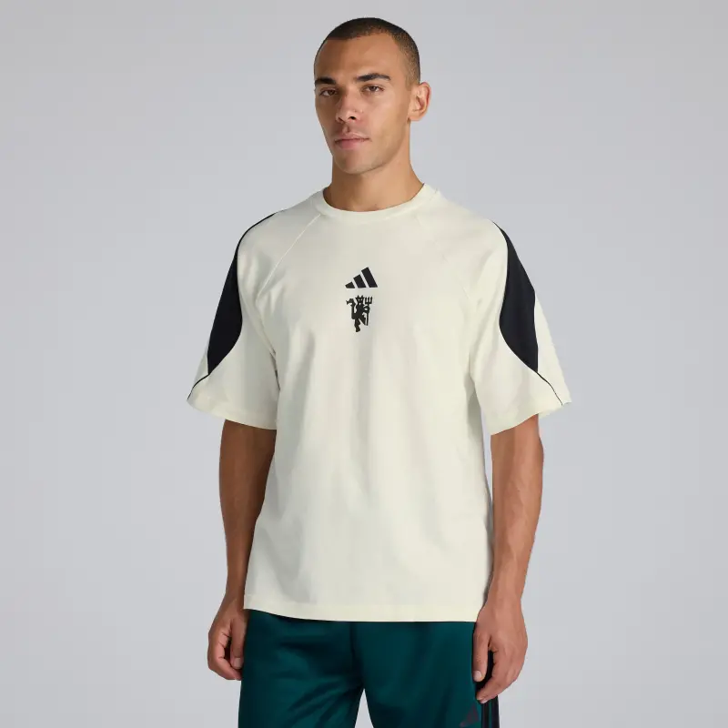 Manchester United x adidas Stadium T-Shirt Cream-4834